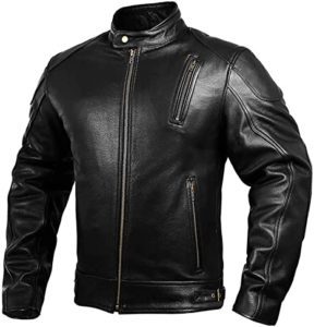 Leather Motorcycle Jacket - Dope Uncle