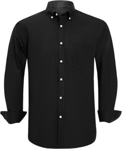 Mens Button Down Shirts Cotton Long Sleeve Shirt - Dope Uncle