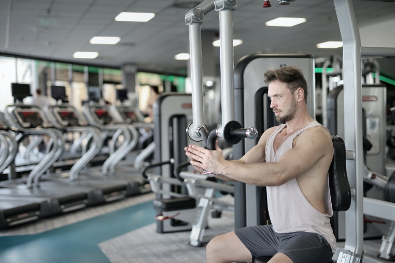 Man at the gym